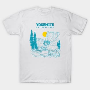 Yosemite National Park Minimalist T-Shirt